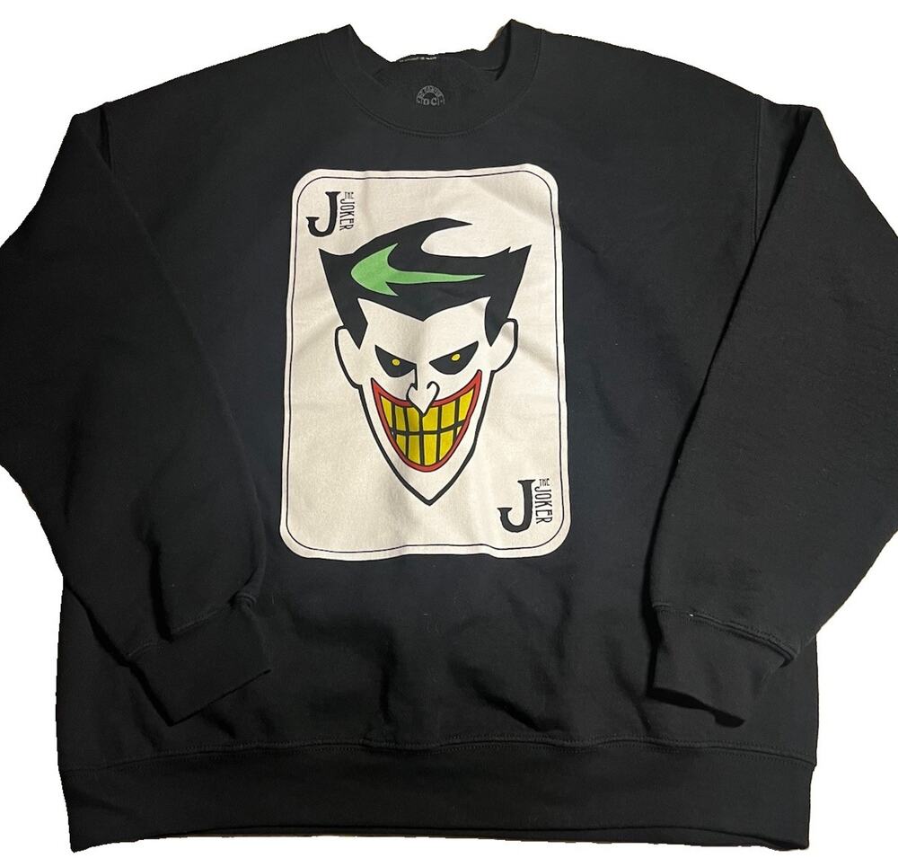 Joker Sweater Size Large DC Comics